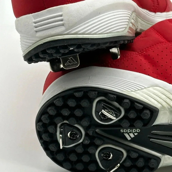 Men’s Size 15 Adidas Red Spinner lV Steel Baseball Softball Cleats NWOB - Picture 6 of 11